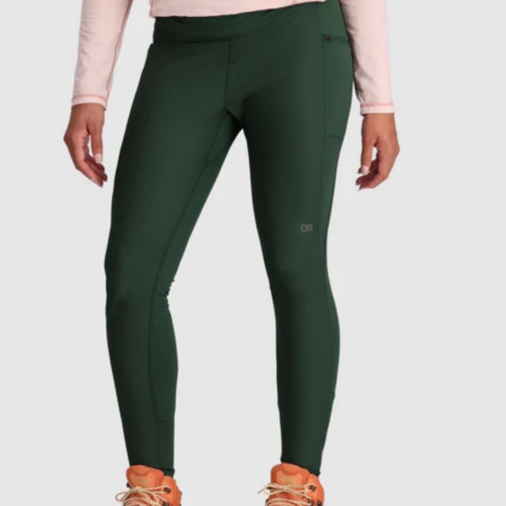 Outdoor Research Deviator Wind Pant Grove Green Performance Leggings
